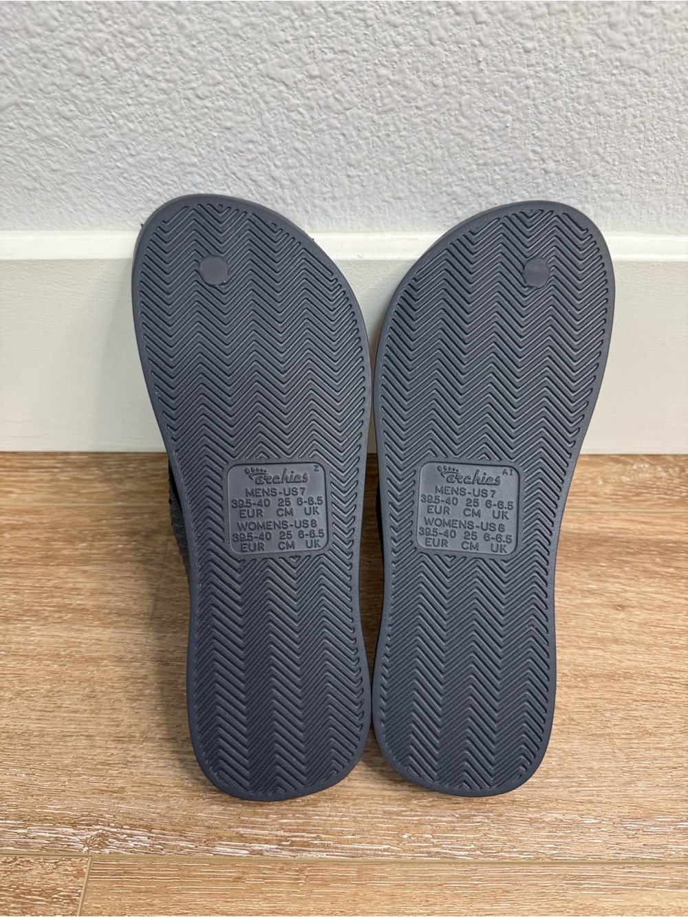 Archie’s Navy Blue Flip flops - Picture 7 of 7